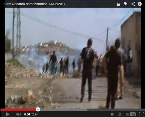 Quatre blessés pendant la manifestation hebdomadaire à Kafr Qaddom (vidéo)